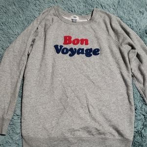 Women's Grey Bon Voyage Sweatshirt